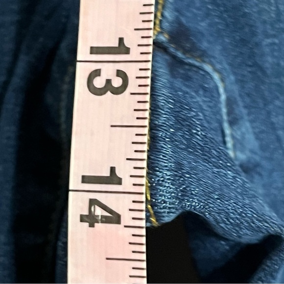 Talbots High Waist Straight Leg Women's size 22W  Dark Wash Blue Denim Jeans - Picture 4 of 14